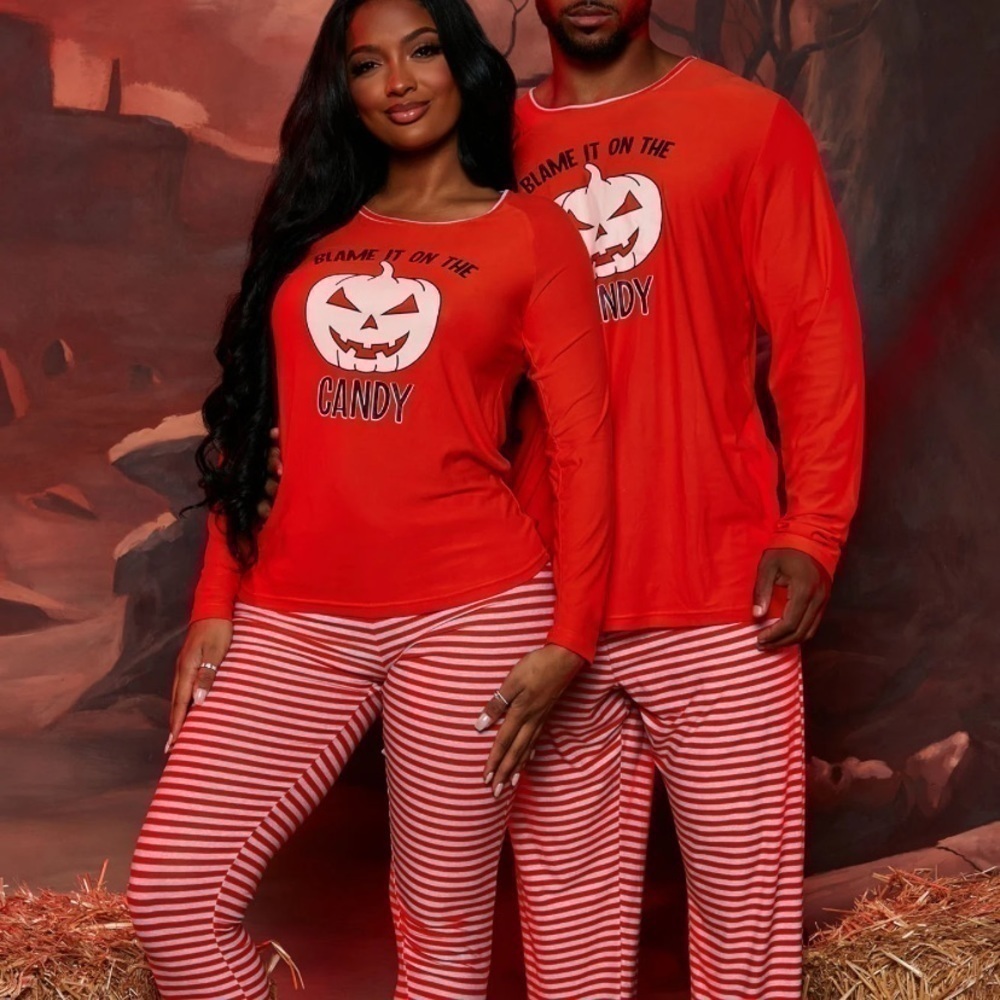 SPECIAL TREATS UNSEX HALLOWEEN PJ-ORANGE